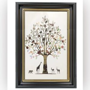 8x12 Picture Frame Black w/Golden Opening 7.2x11.2 Inch (Holds 8x12 Photo)-New